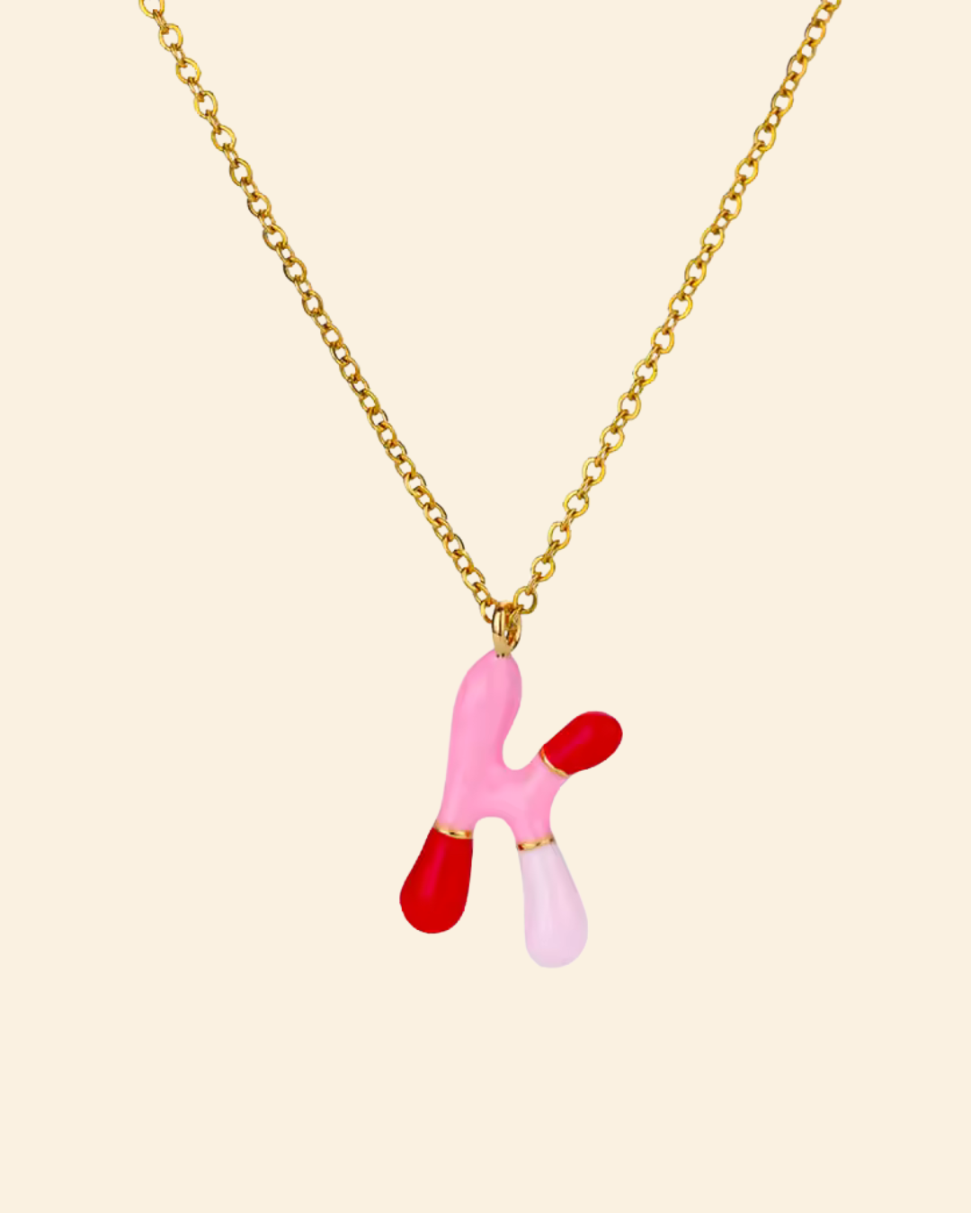 Groovy Initial Necklace