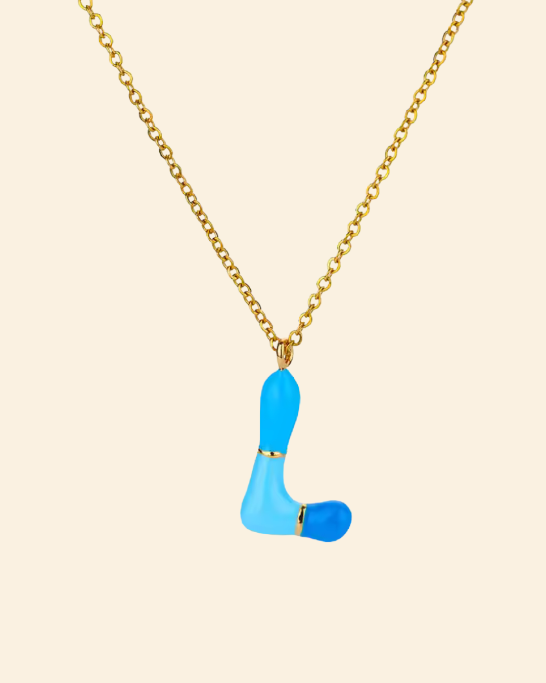 Groovy Initial Necklace