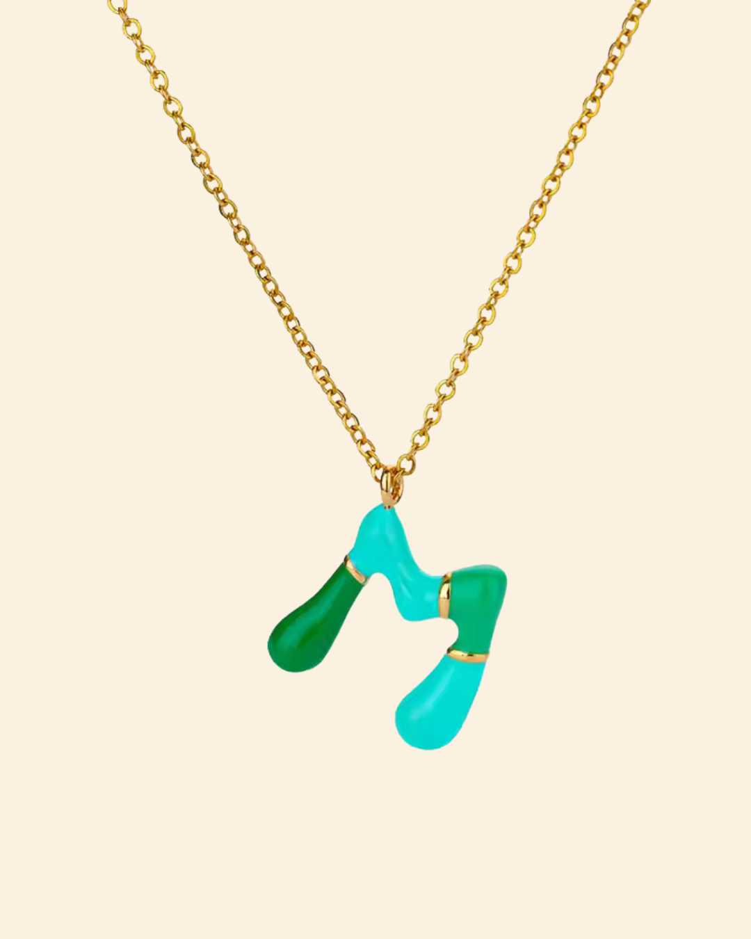 Groovy Initial Necklace