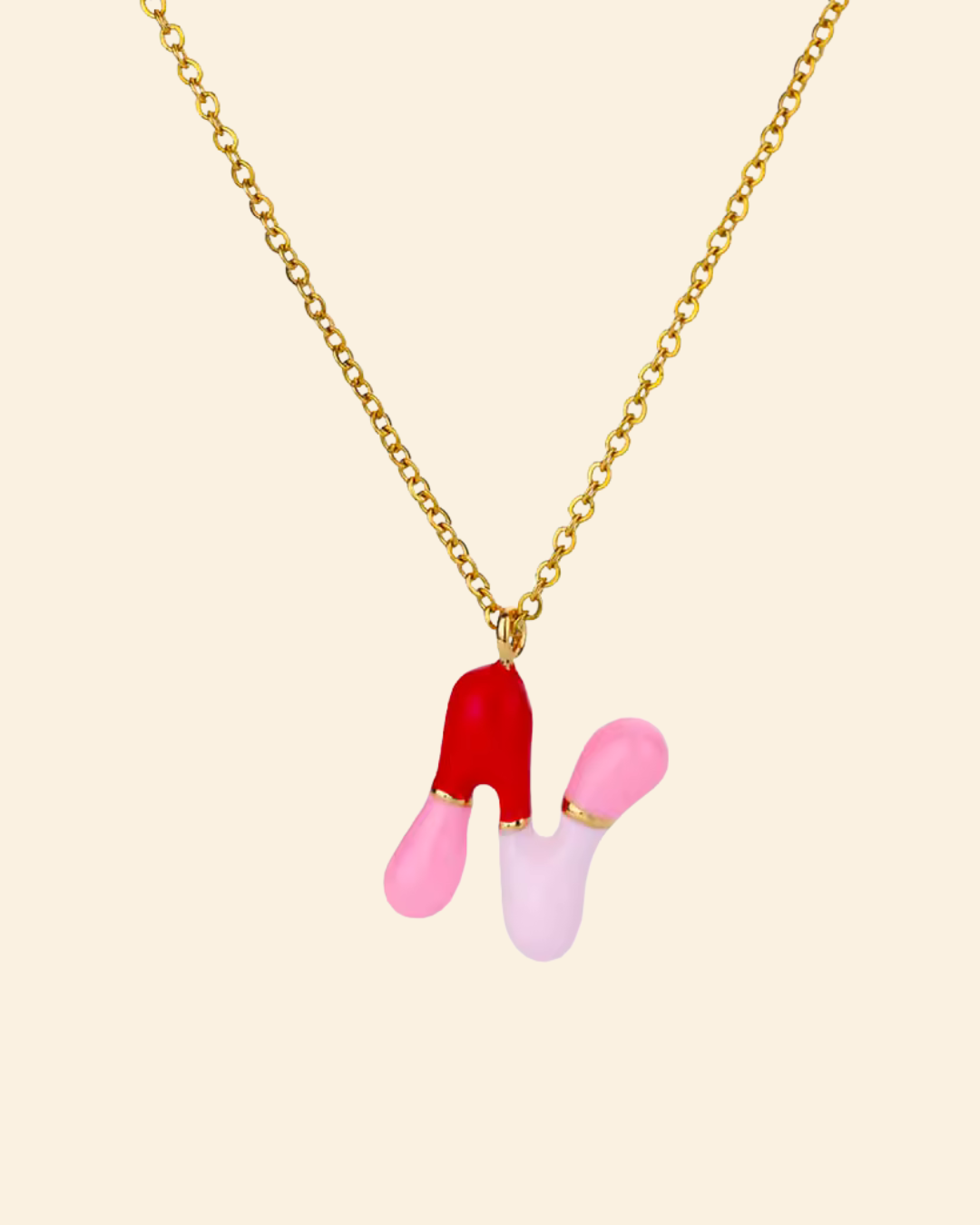 Groovy Initial Necklace