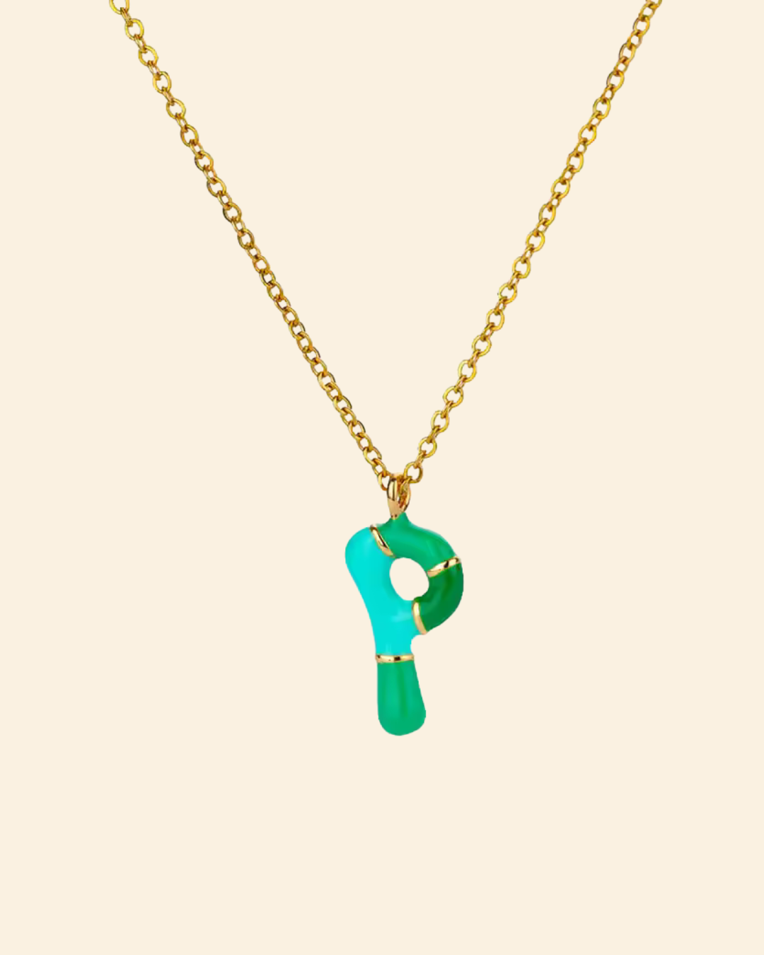 Groovy Initial Necklace