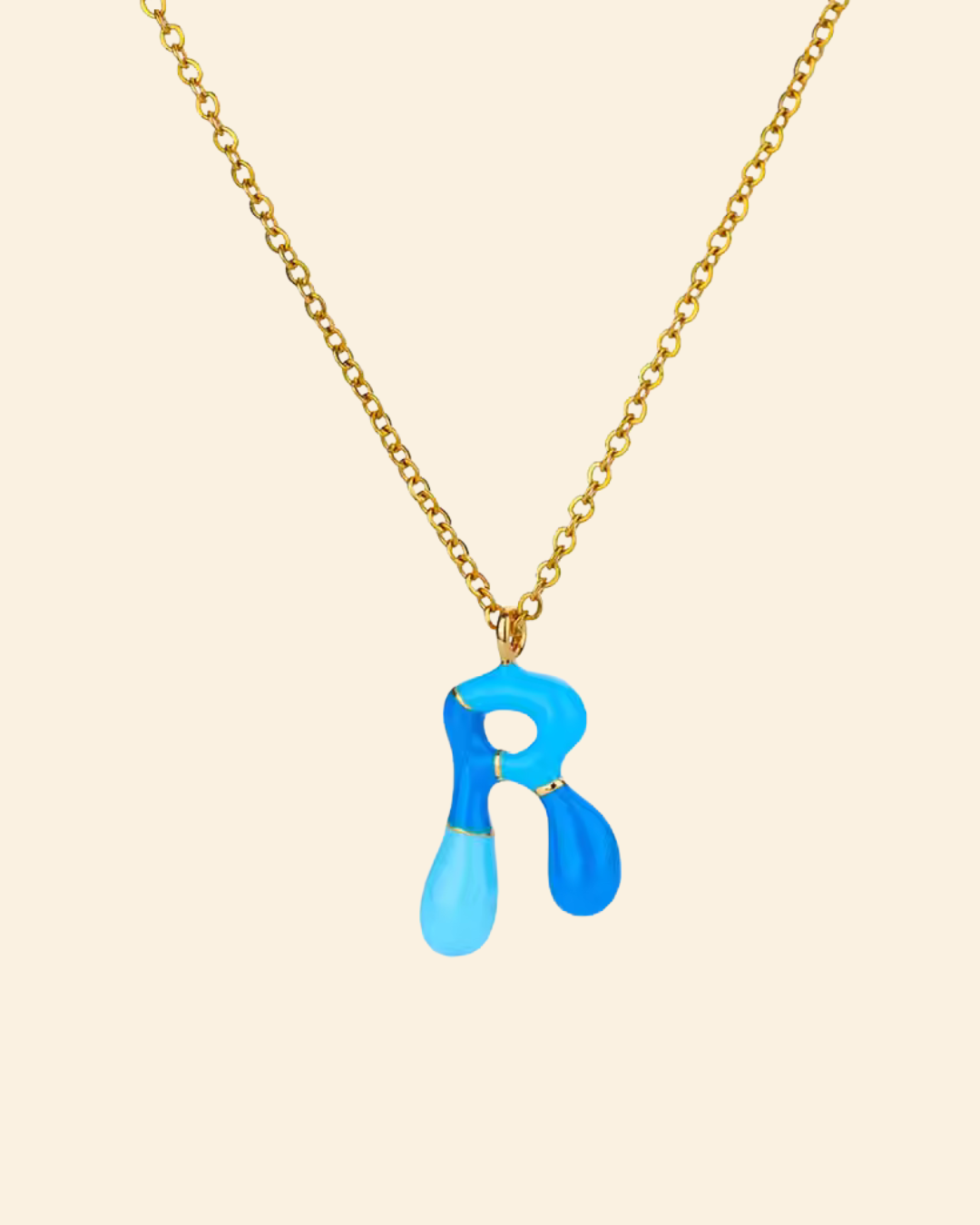 Groovy Initial Necklace