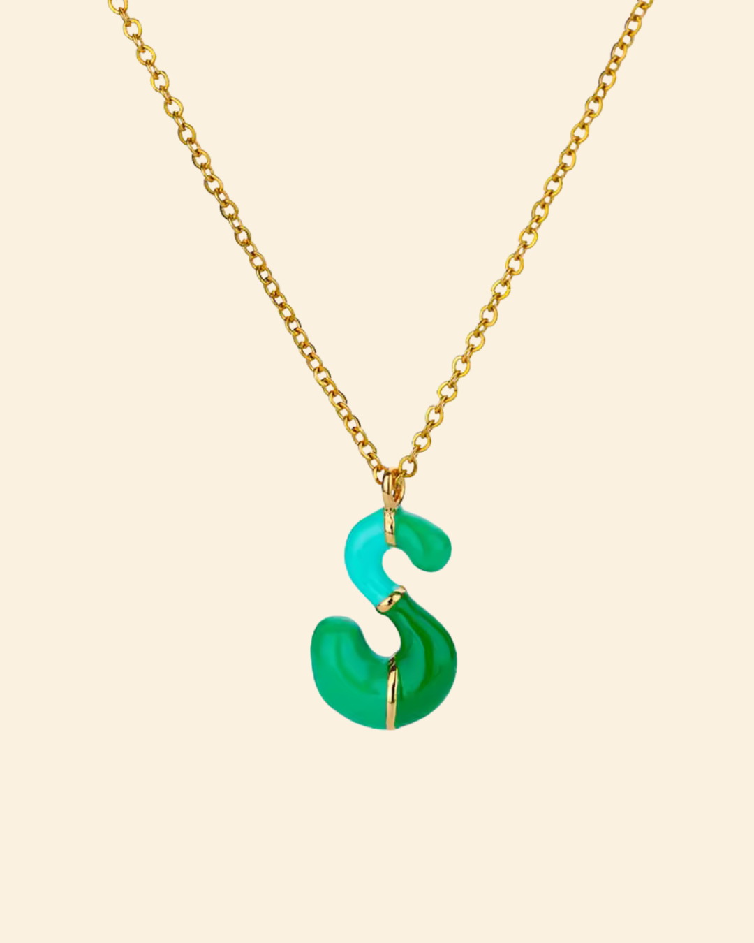Groovy Initial Necklace