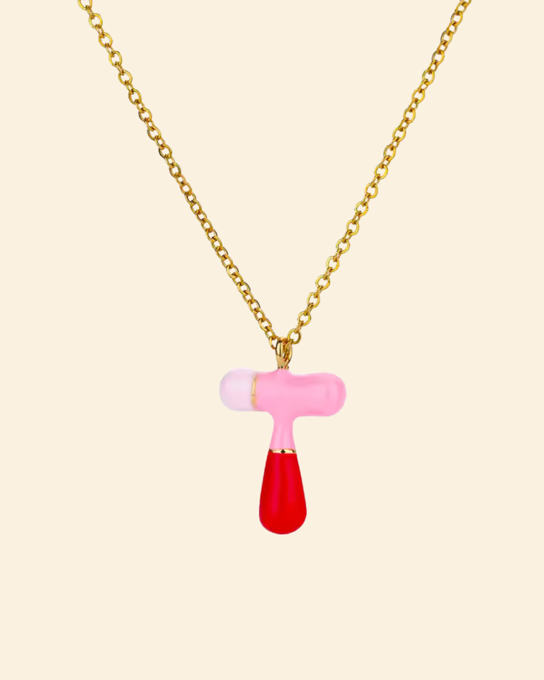 Groovy Initial Necklace