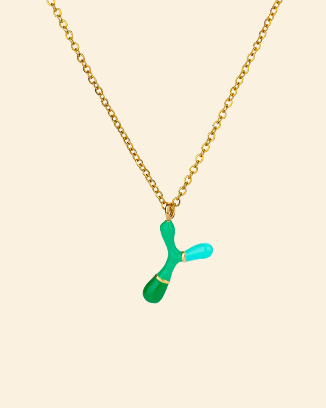 Groovy Initial Necklace