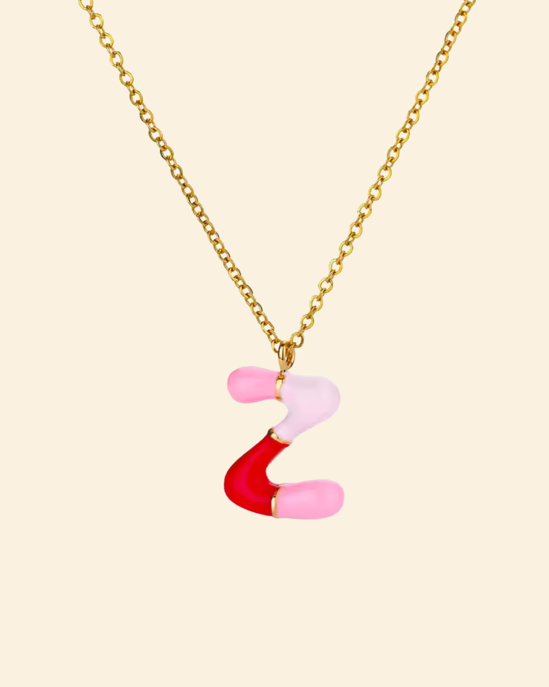 Groovy Initial Necklace
