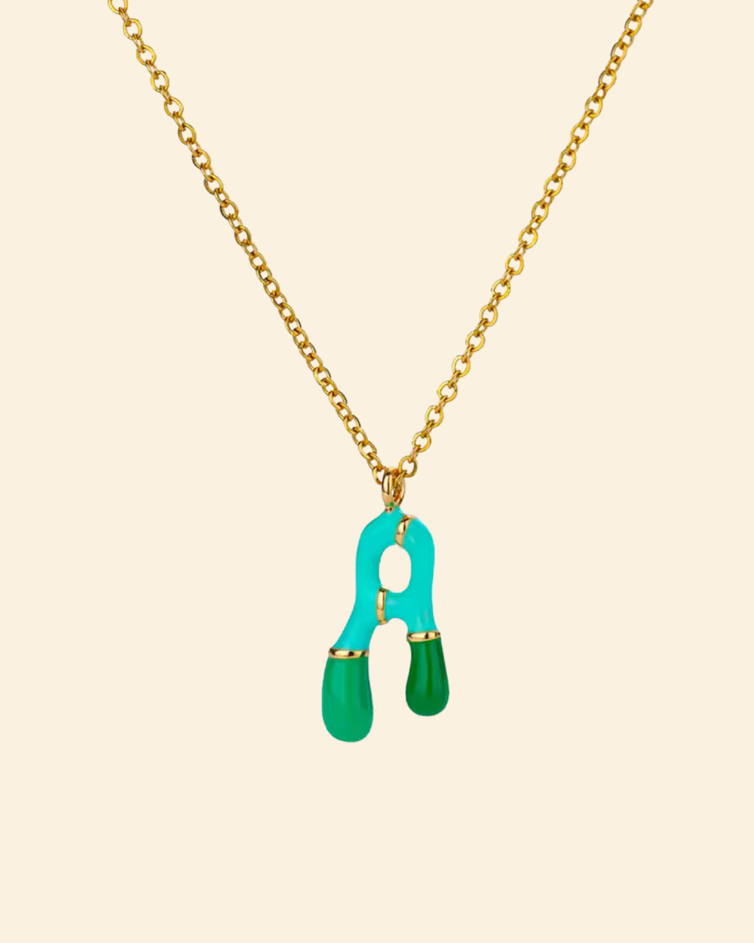 Groovy Initial Necklace