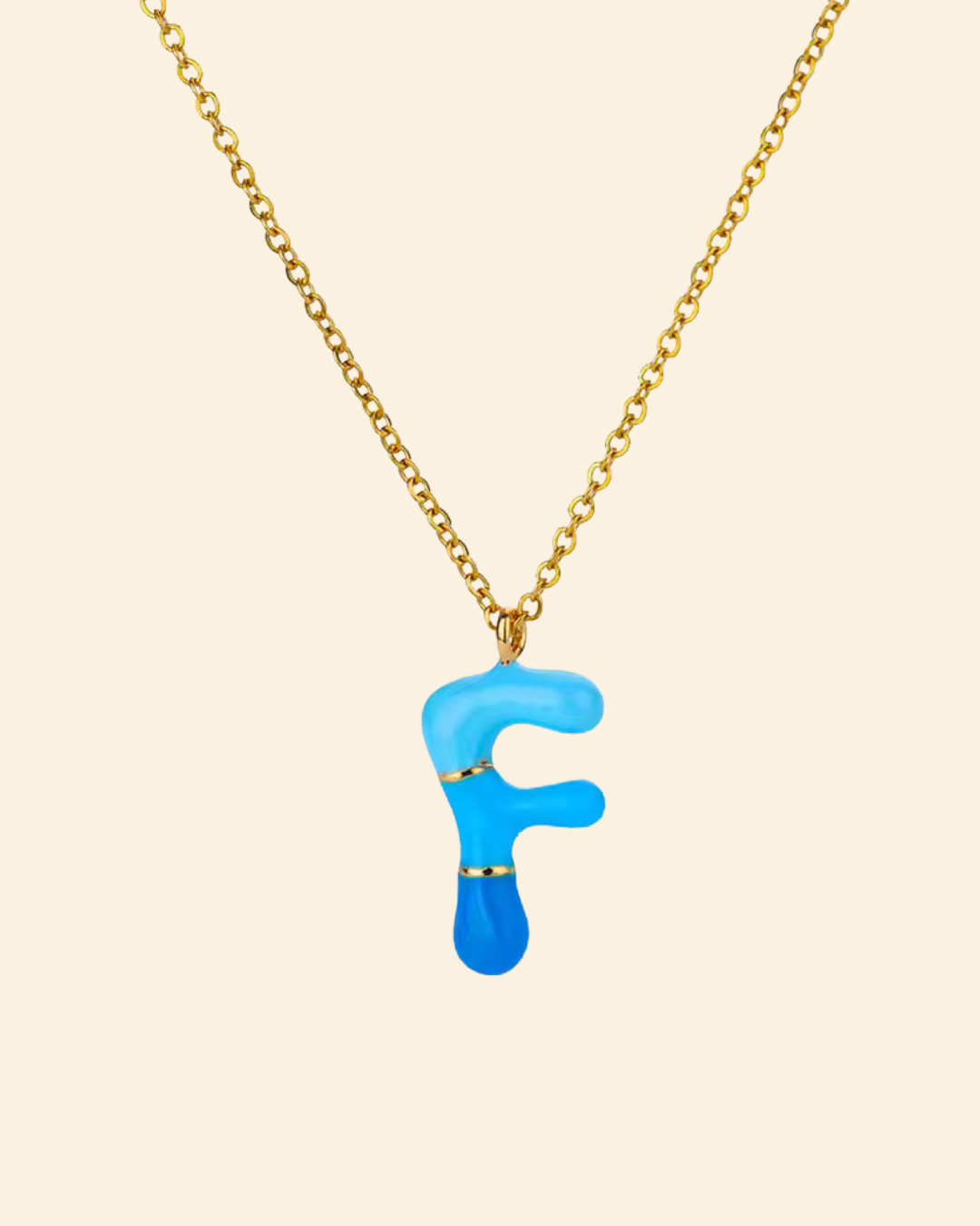 Groovy Initial Necklace