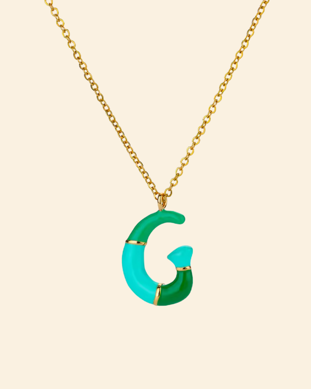 Groovy Initial Necklace