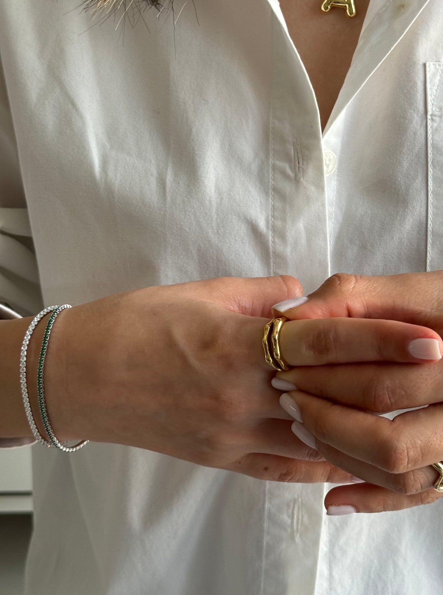 Double bamboo ring