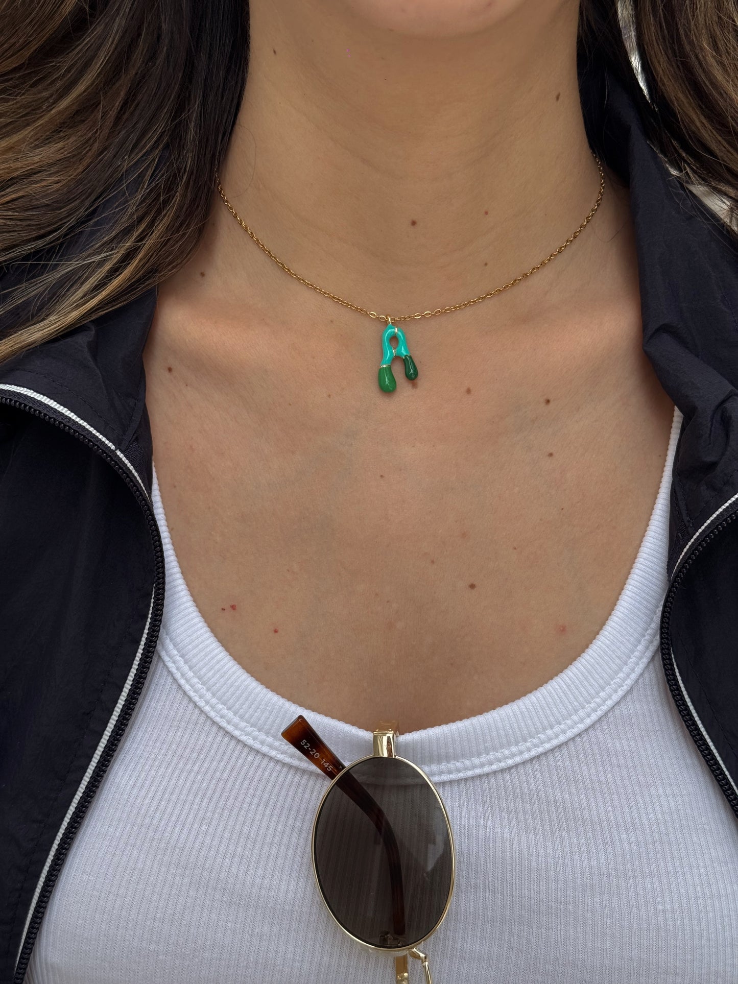 Groovy Initial Necklace