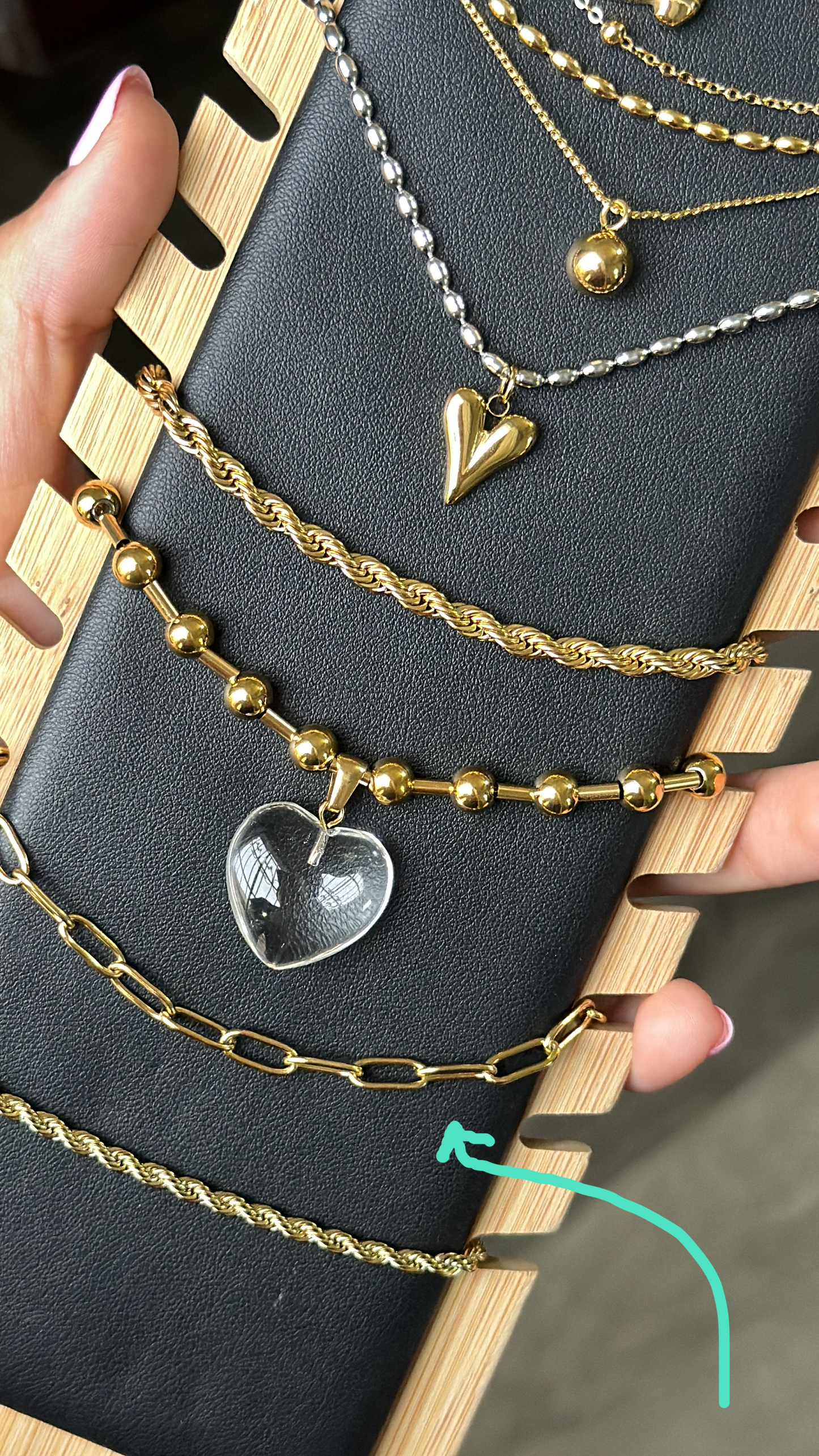 Clip chain necklace