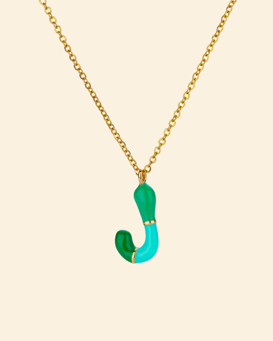 Groovy Initial Necklace