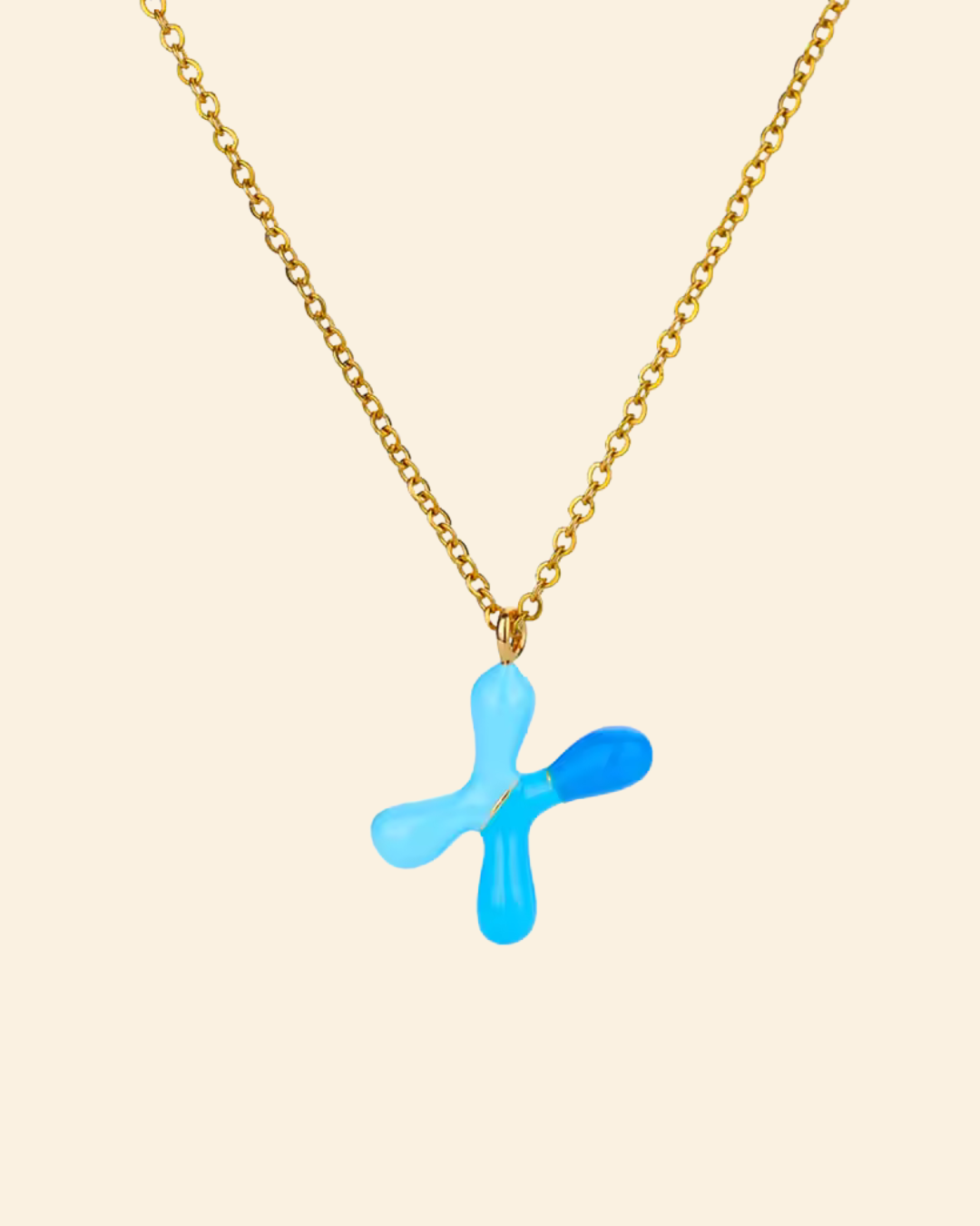Groovy Initial Necklace