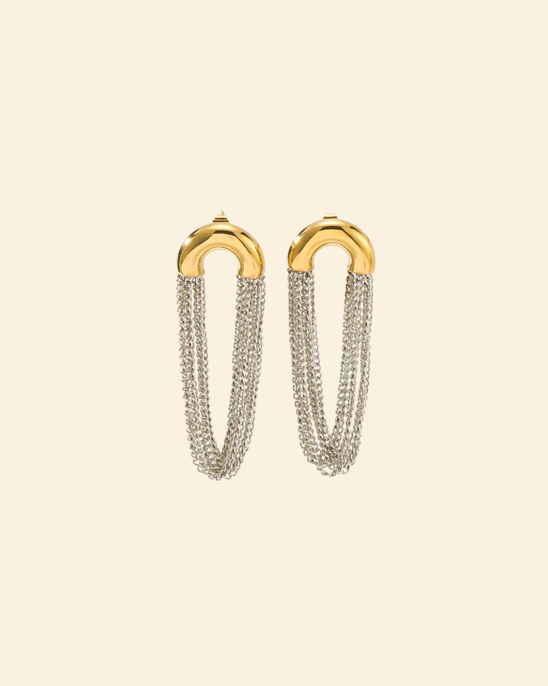 Renata earrings (bi color)