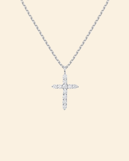 Cross Silver Necklace (plateado)