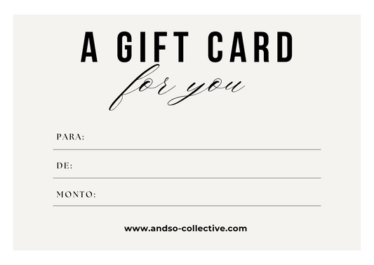 &SO. Gift Card