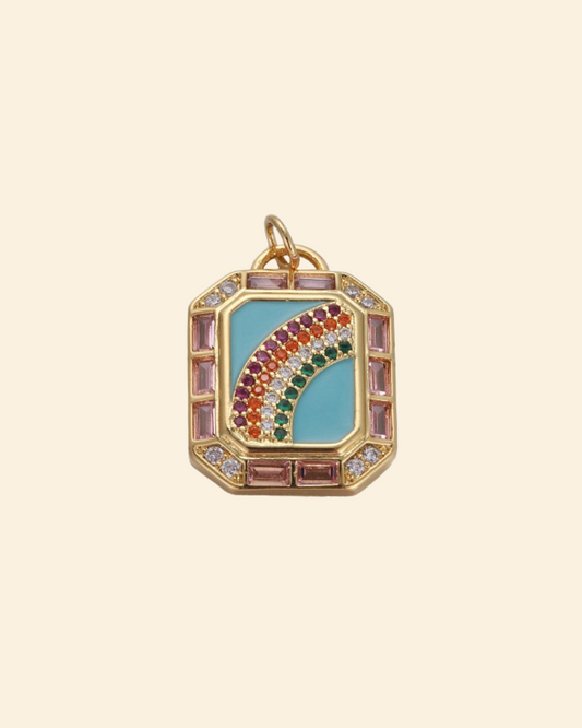 Over the rainbow charm