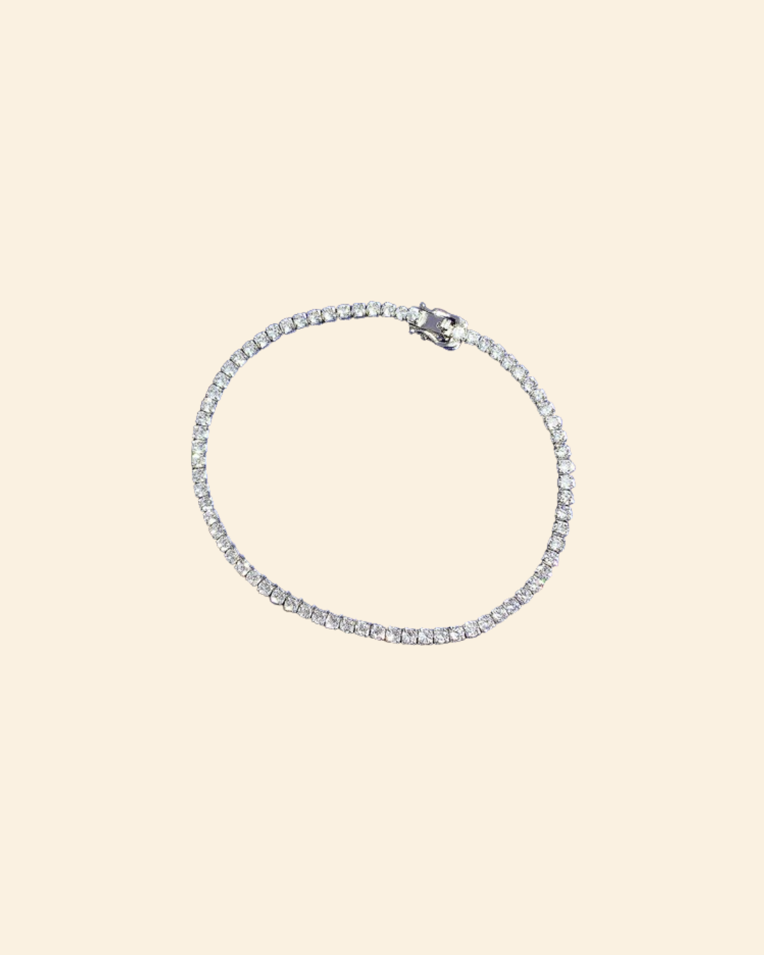 Tennis bracelet silver