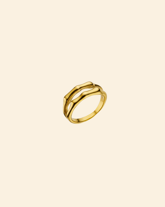 Double bamboo ring