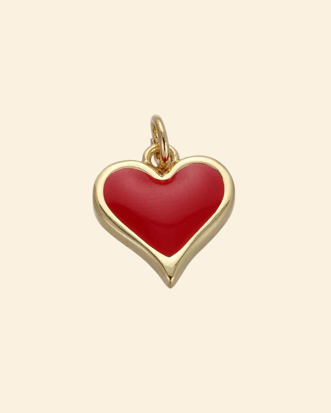 Red heart charm