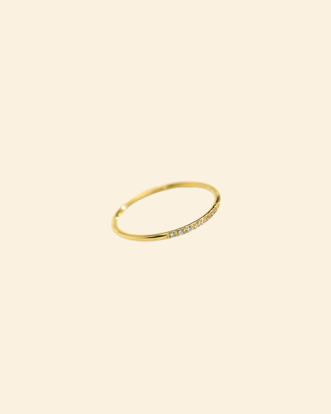 Thin band ring