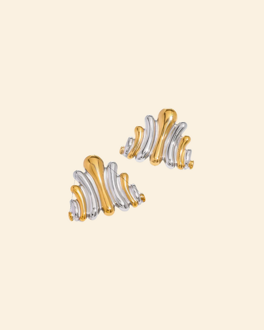 Alessa earrings (mixed metals)
