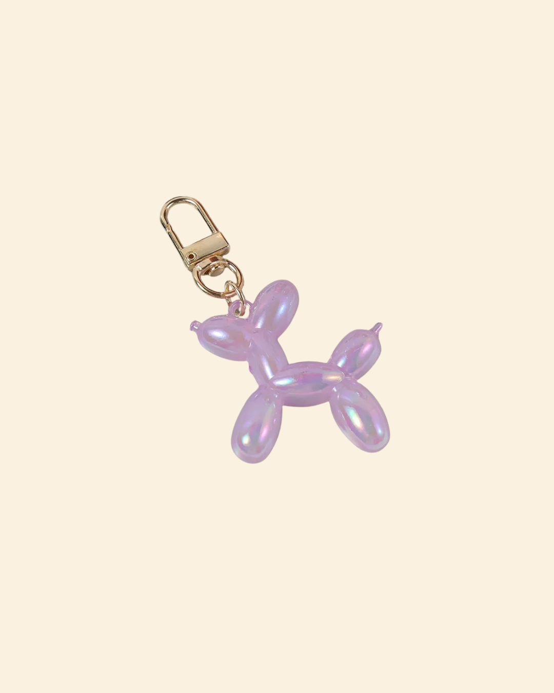 Balloon dog keychain