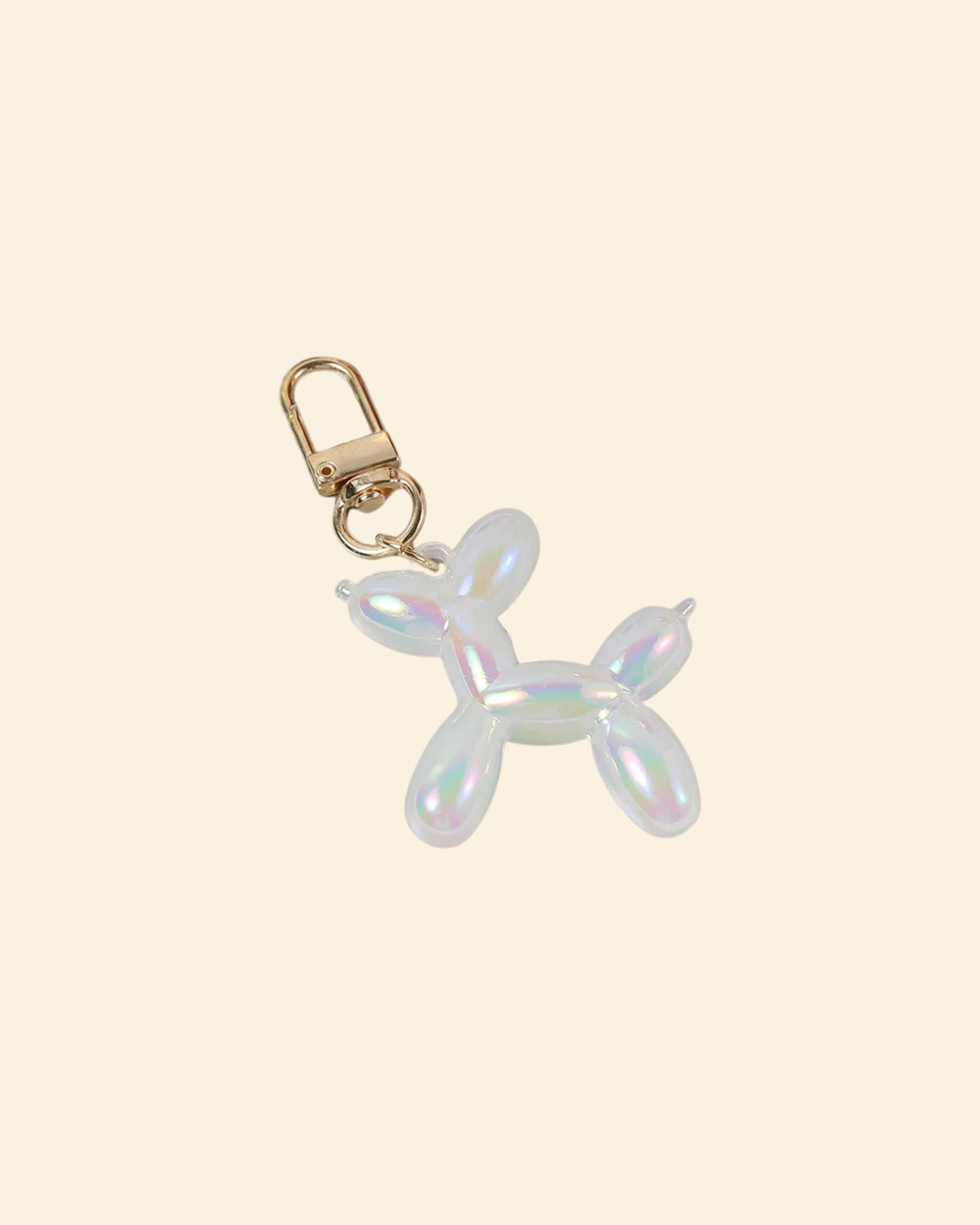 Balloon dog keychain