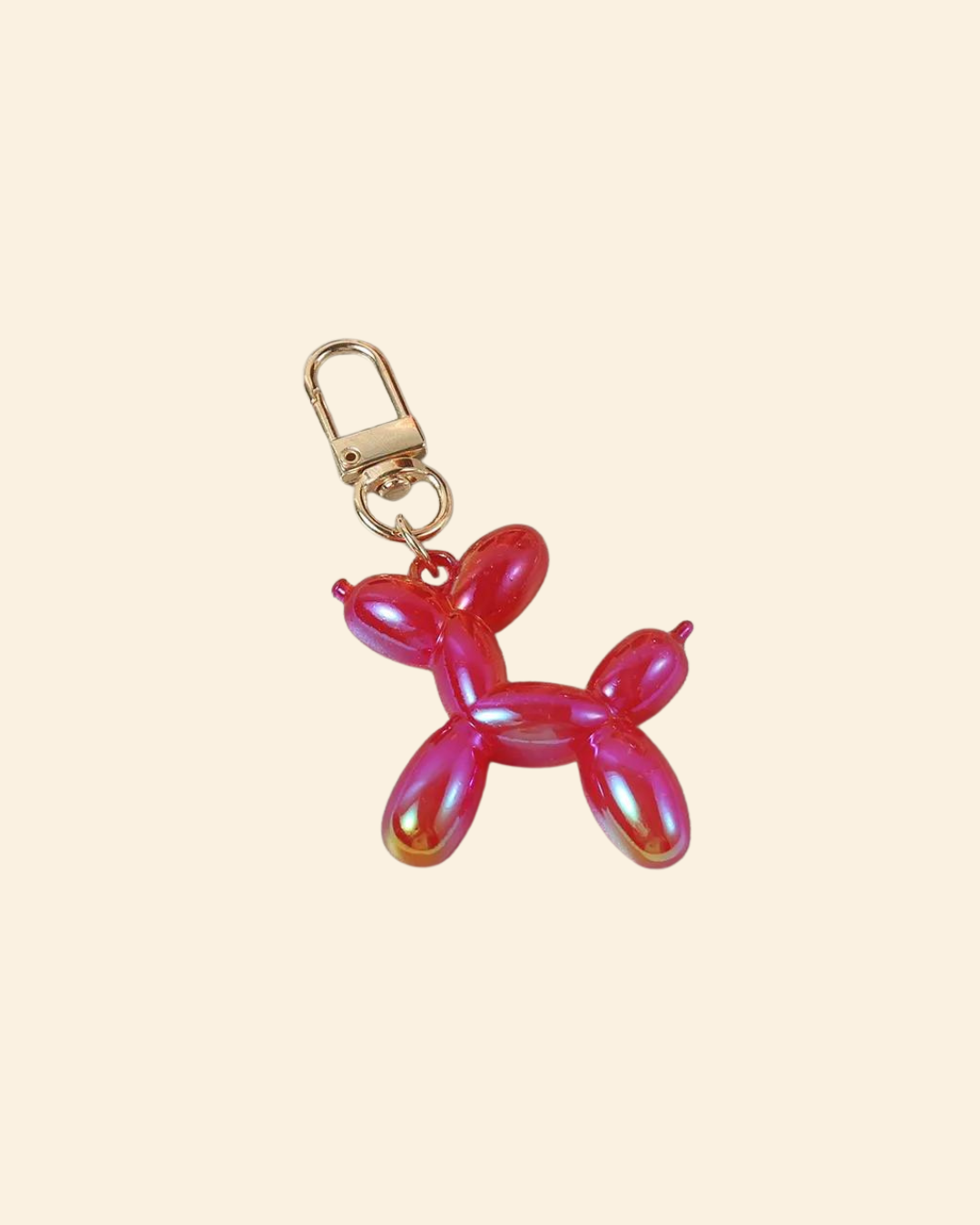 Balloon dog keychain