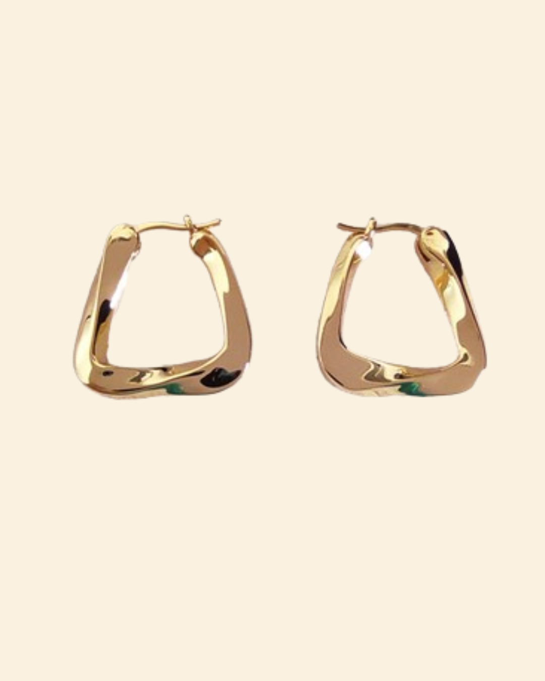 Geo square hoops