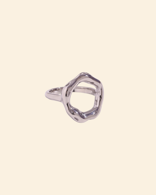 Aura ring silver