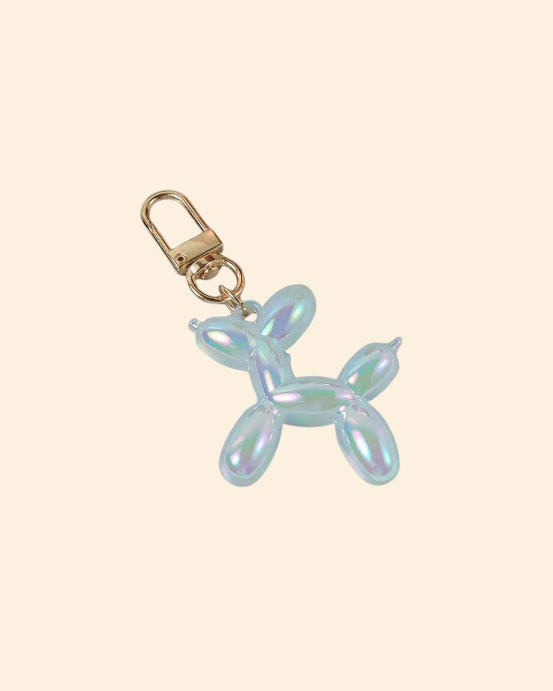 Balloon dog keychain