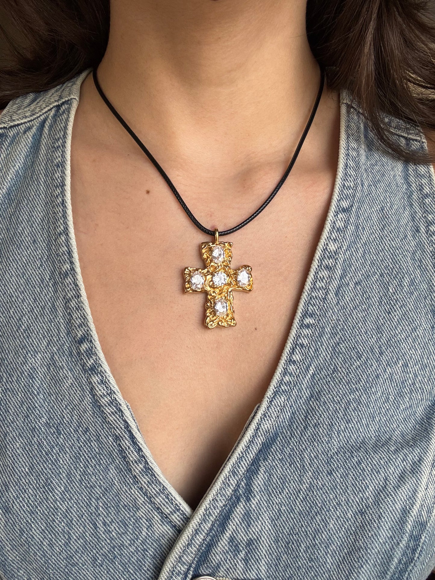 Big cross necklace