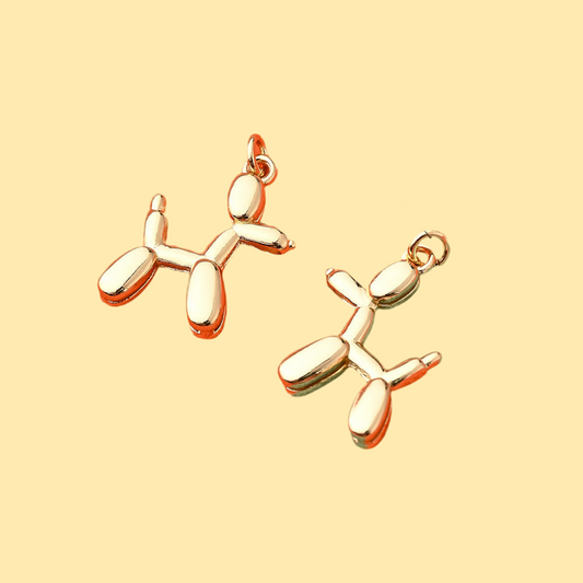 Dog balloon charm