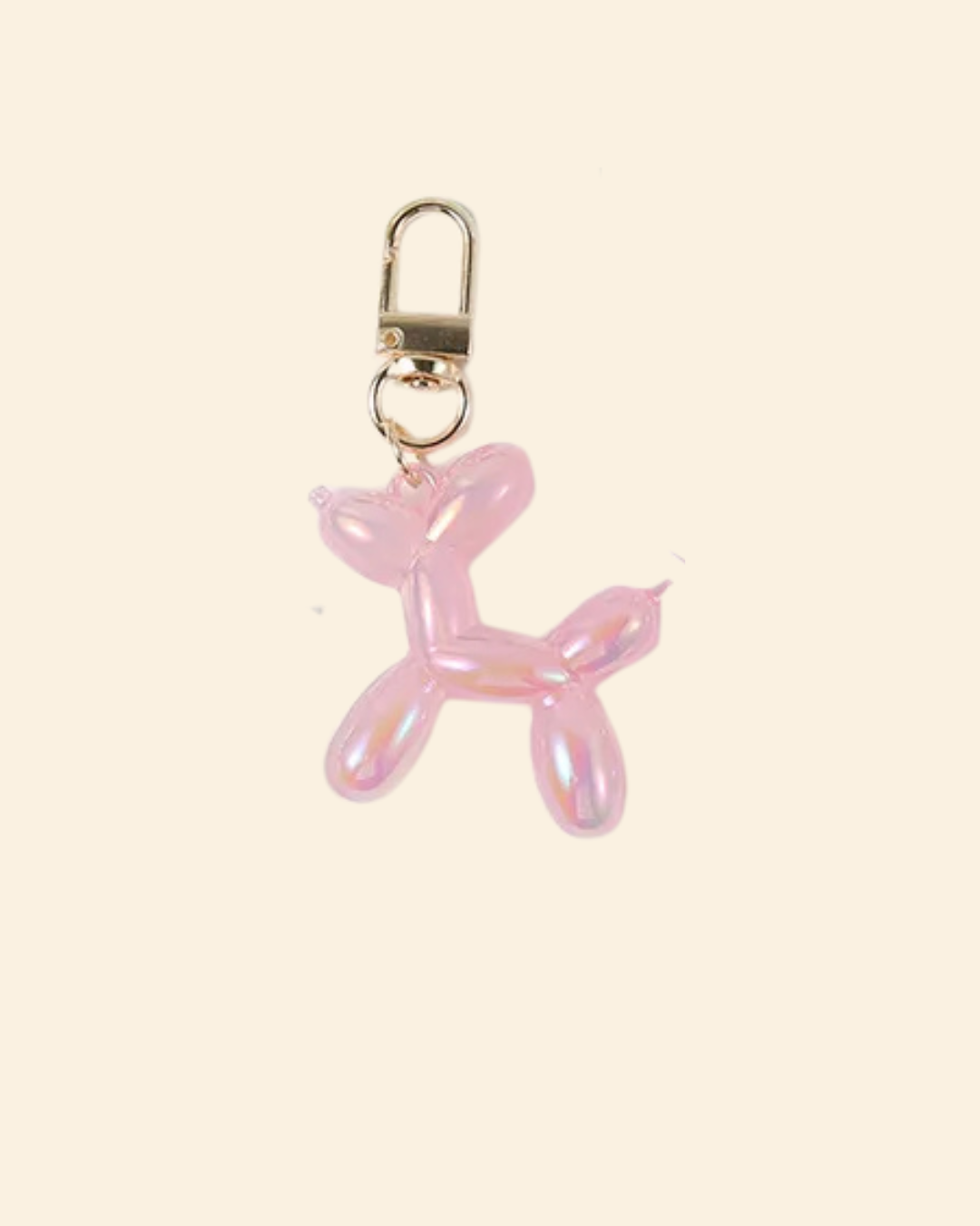 Balloon dog keychain