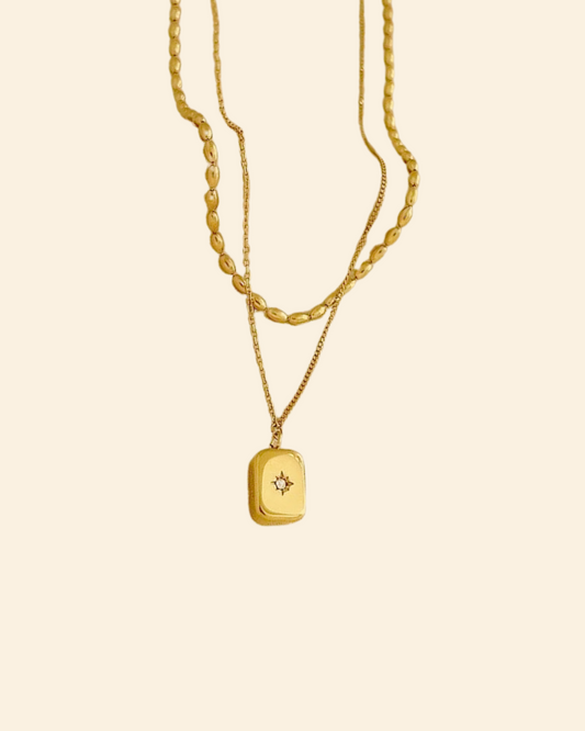 North Star Double Necklace