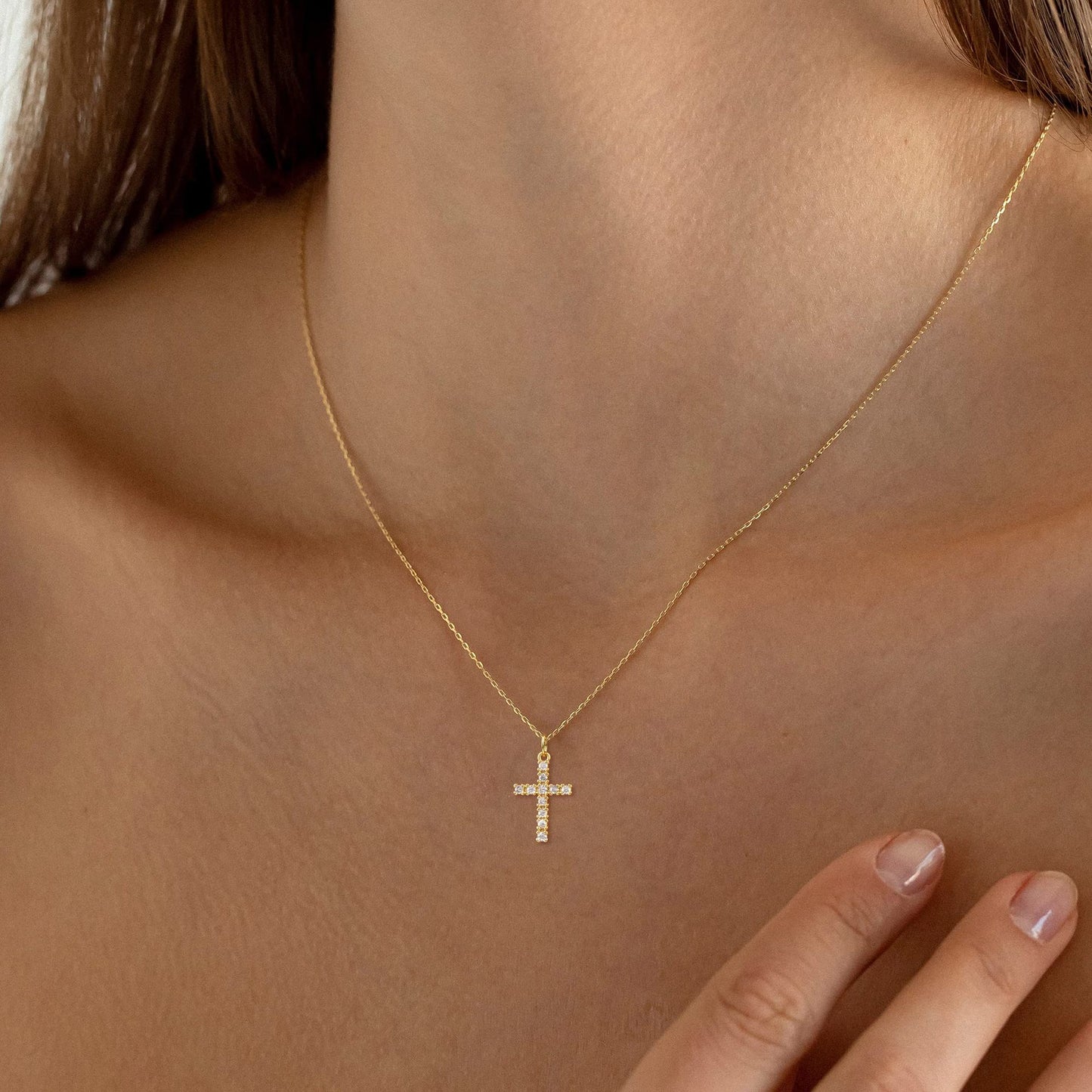 Cross Silver Necklace (plateado)